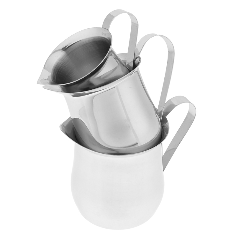 Pour Spout Pitcher - Jarra de Acero Inoxidable para Crema,