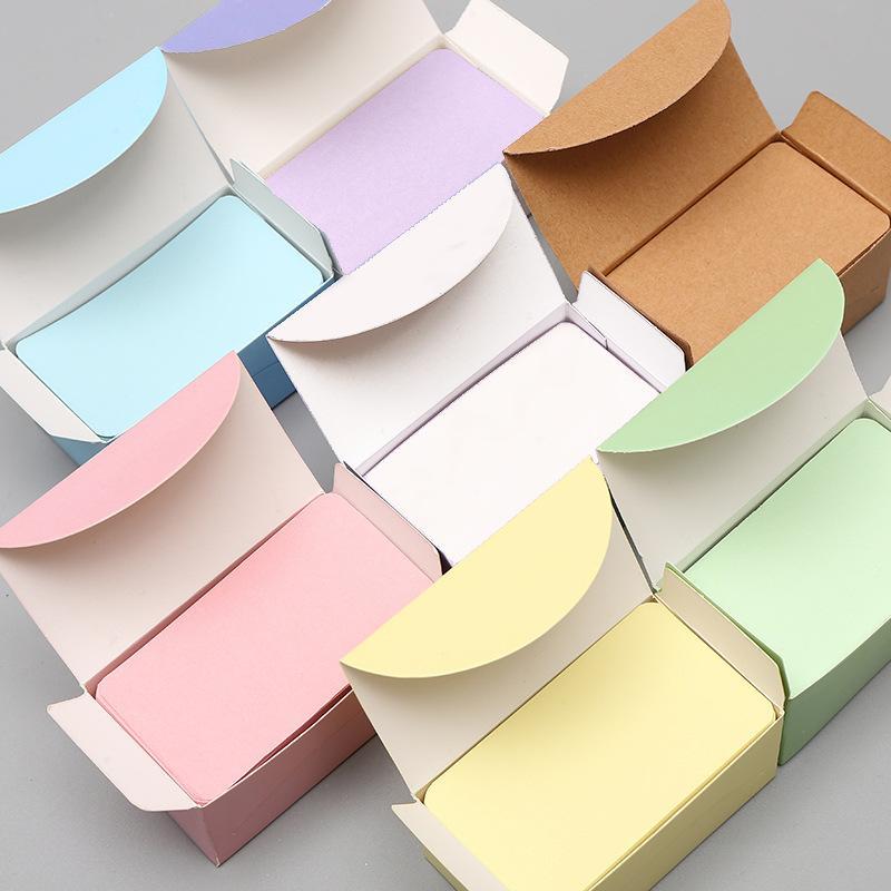 Kraft Paper Box - 100 Cajas de Regalo de Papel