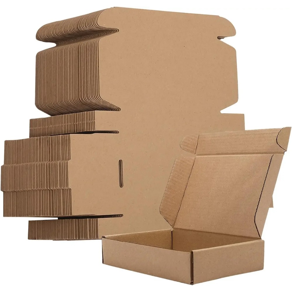 Kraft Paper Box - 10/20 unidades de cajas de envío