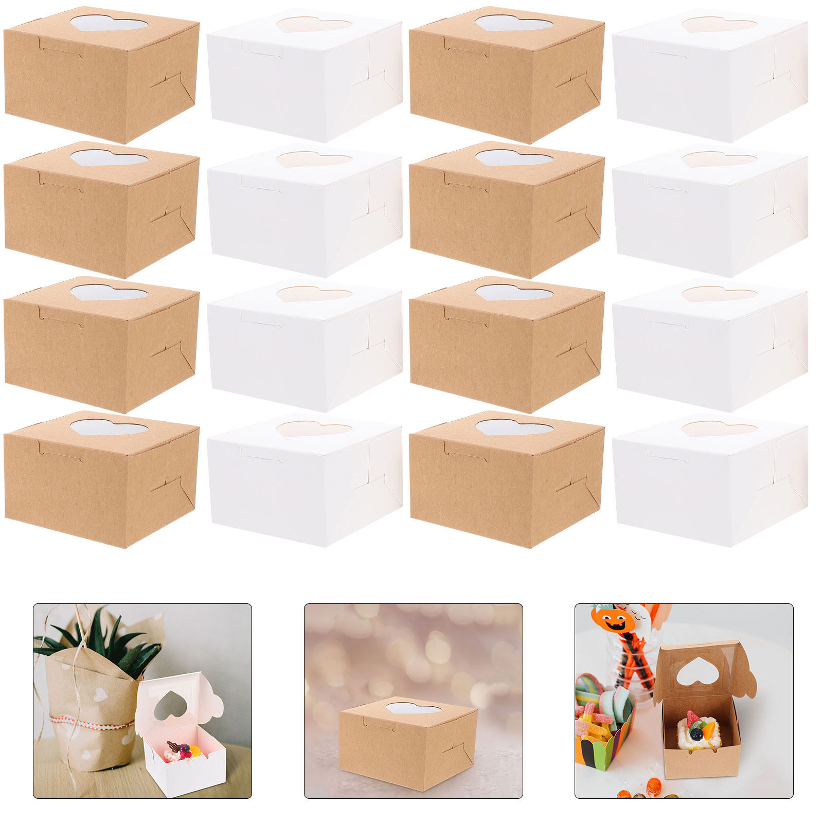 40 Cajas para Pasteles y Tarta - Kraft Paper Box reseña y precio