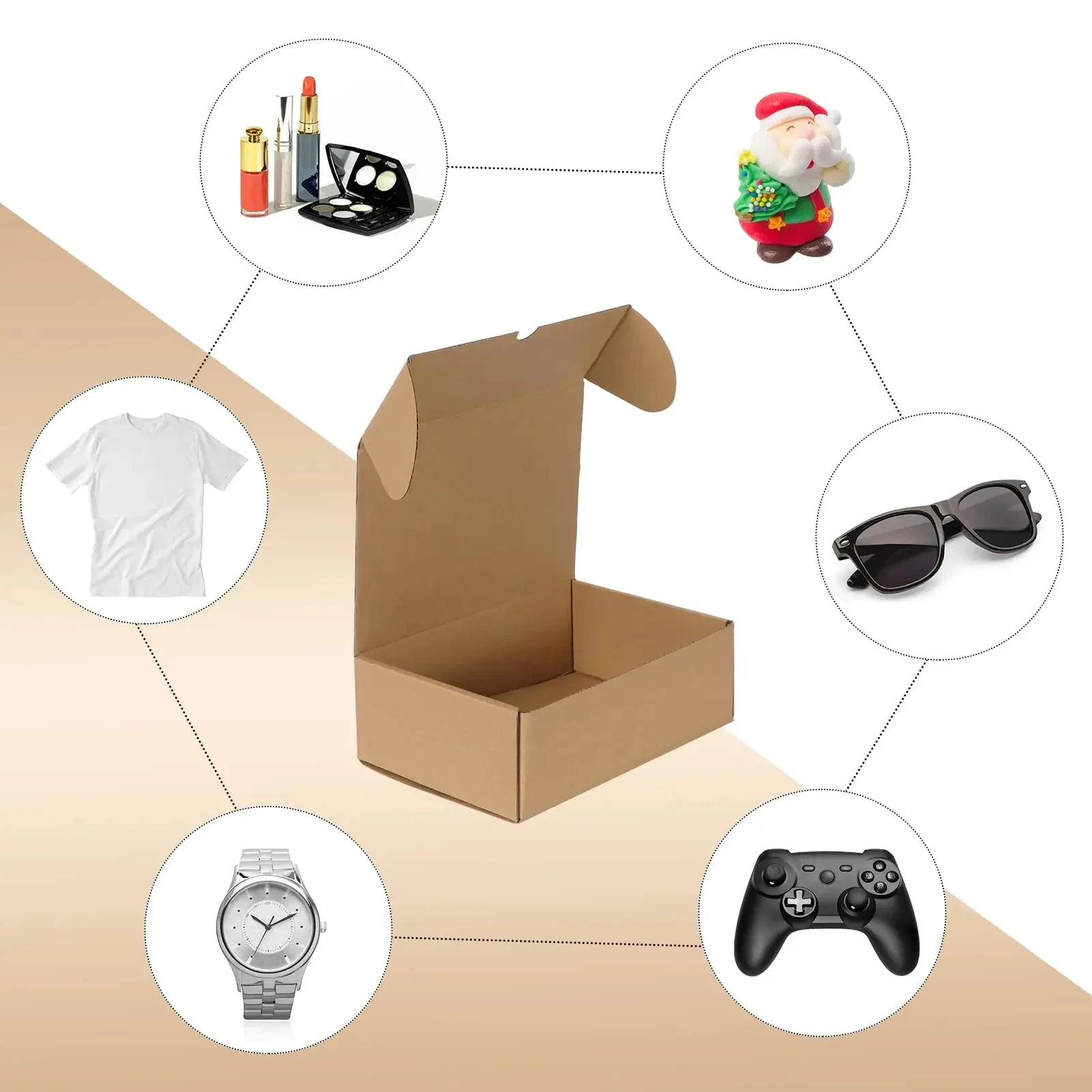 10/20 unidades de cajas de env - Kraft Paper Box reseña y precio