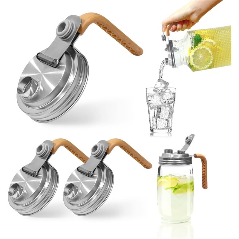 ABXF-3 Paquete de 3 tapas con  - Pour Spout Pitcher reseña y precio