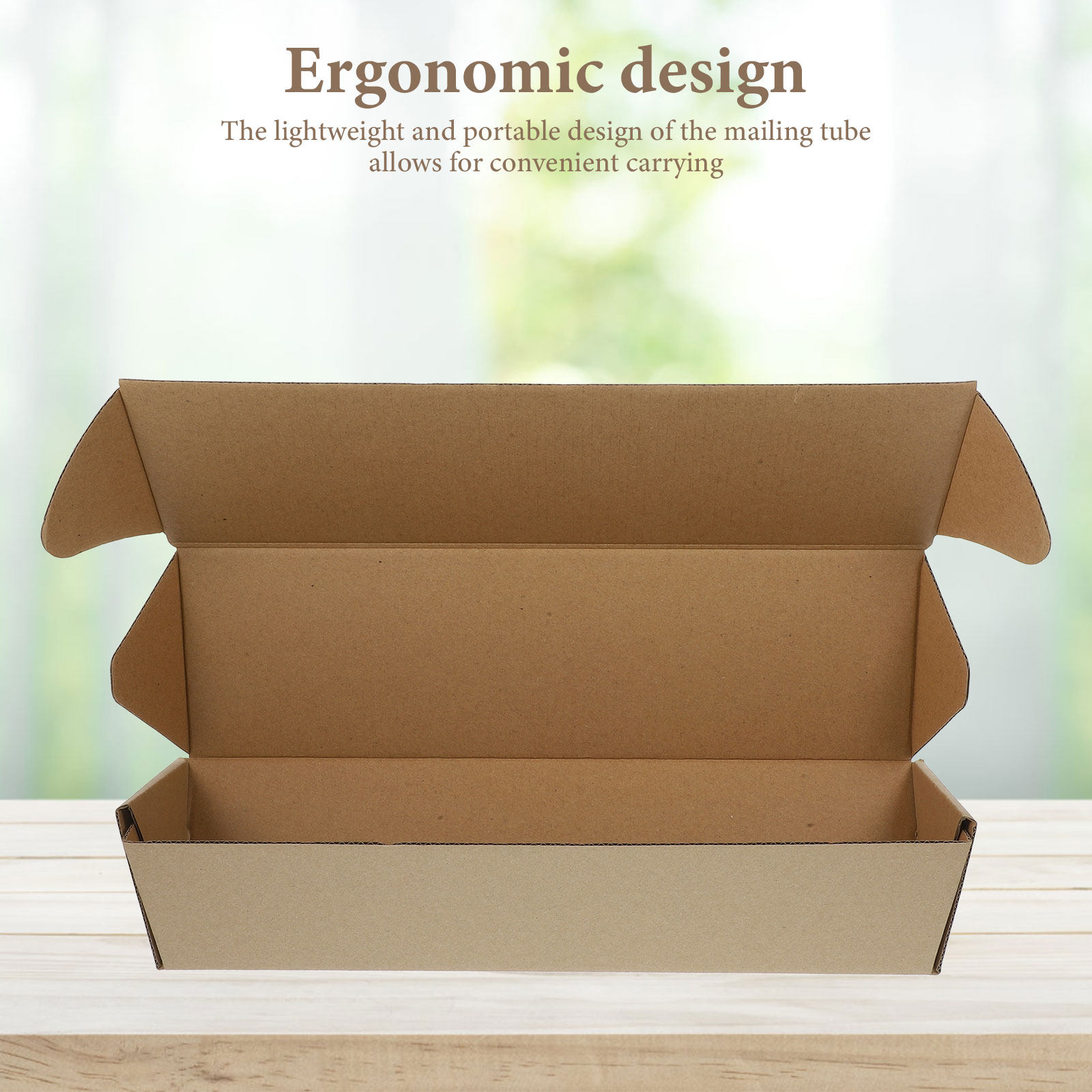 10 Tubos de Envío Triangulares - Kraft Paper Box reseña y precio