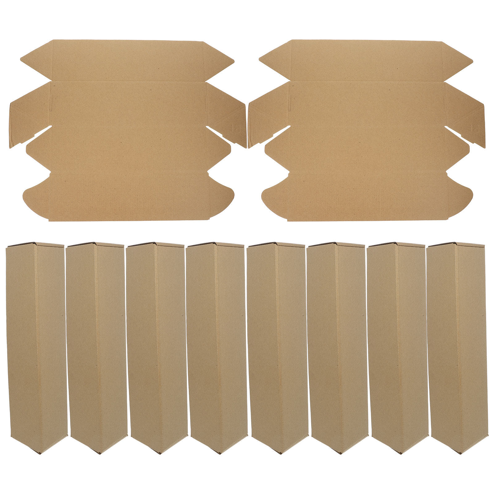10 Tubos de Envío Triangulares - Kraft Paper Box reseña y precio